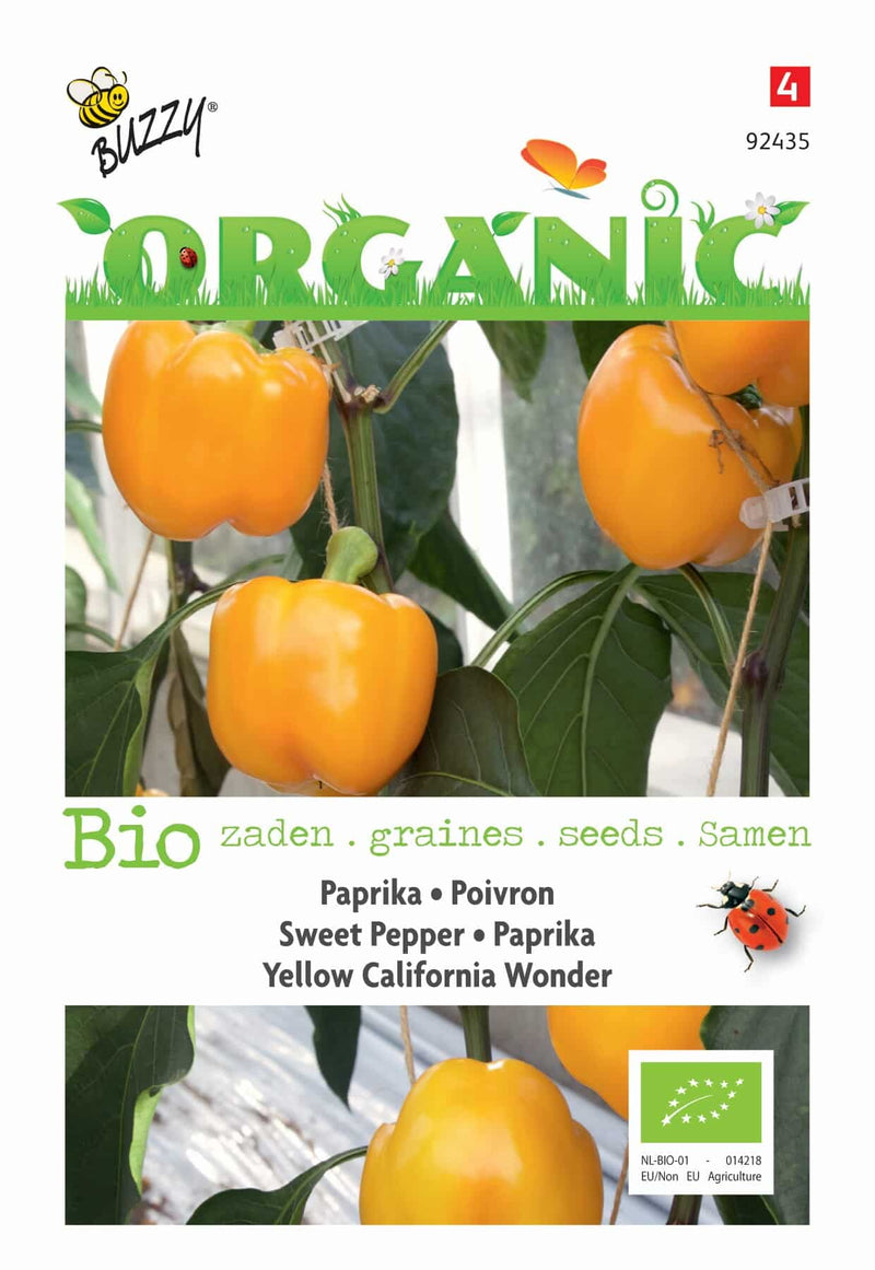 Paprika Yellow California biologisch