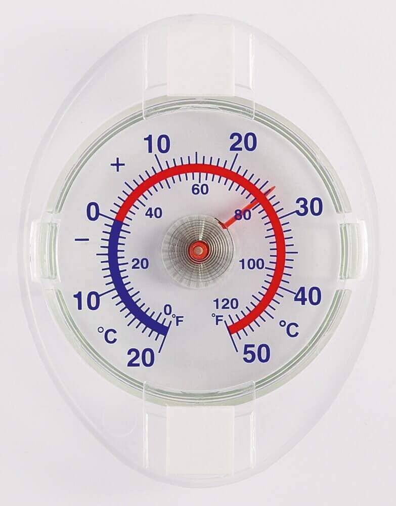 Thermometer raamplakker
